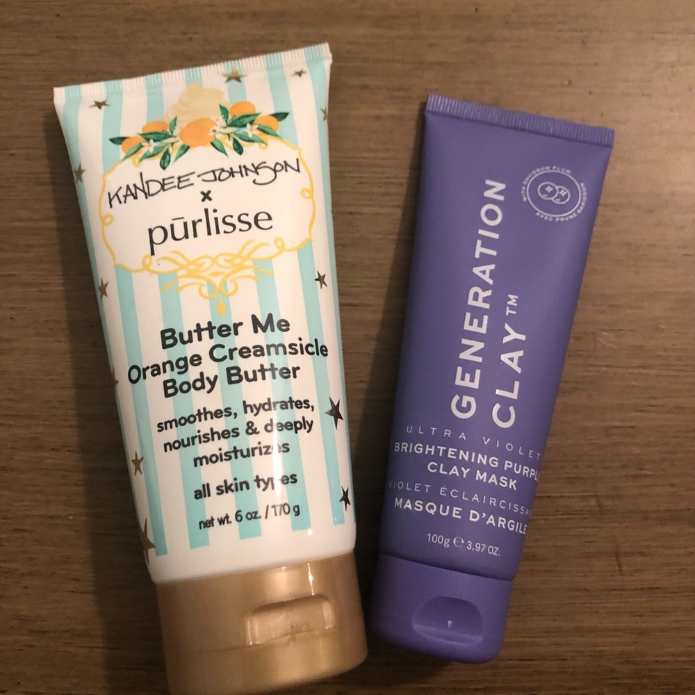 Body Butter and Clay Face Mask